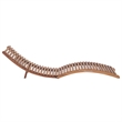 vidaXL Sunlounger in Warm Brown