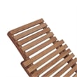 vidaXL Sunlounger in Warm Brown
