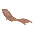 vidaXL Sunlounger in Warm Brown