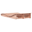 vidaXL Solid Douglas Wood Sun Lounger Large in Natural Wood