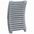 vidaXL Solid Acacia Sun Lounger Standard in Gray Wash