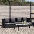 vidaXL Outdoor Patio Bed Chaise Lounge Adjustable Armrests Rectangular