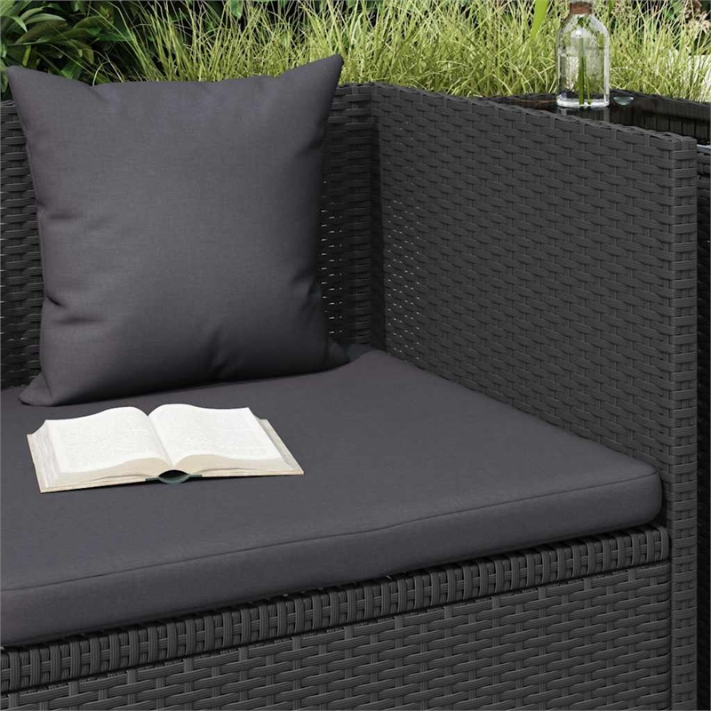 vidaXL Outdoor Patio Bed Chaise Lounge Adjustable Armrests Rectangular