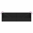 vidaXL Outdoor Patio Bed Chaise Lounge Adjustable Armrests Rectangular
