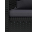 vidaXL Outdoor Patio Bed Chaise Lounge Adjustable Armrests Rectangular