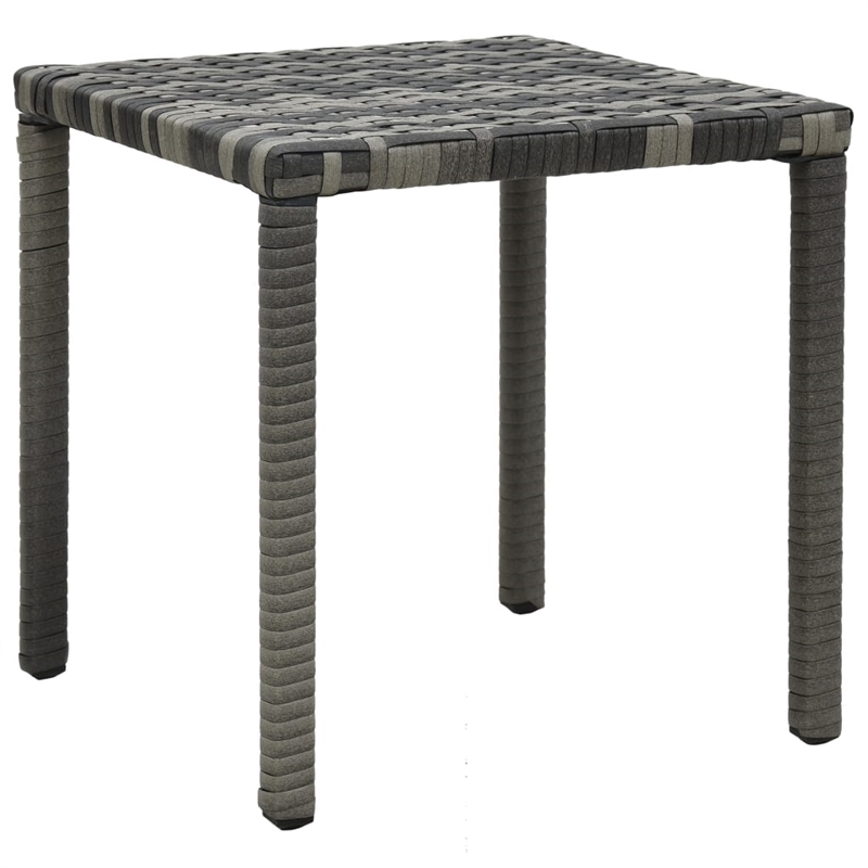 vidaXL PE Rattan Sun Lounger Extra Long in Anthracite