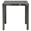 vidaXL PE Rattan Sun Lounger Extra Long in Anthracite