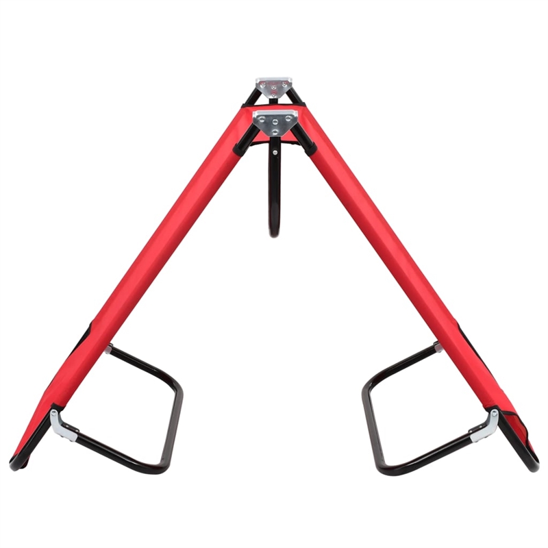 vidaXL Sun Lounger in Red