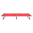 vidaXL Sun Lounger in Red