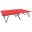 vidaXL Sun Lounger in Red