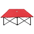 vidaXL Sun Lounger in Red