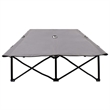 vidaXL Sun Lounger in Gray