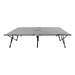 vidaXL Sun Lounger in Gray