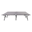 vidaXL Sun Lounger in Gray
