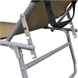 vidaXL Sunlounger in Taupe