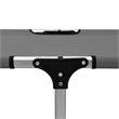 vidaXL Aluminum & Textilene Foldable Senior Sunbed in Gray