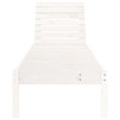 vidaXL Solid Pine Wood Sun Lounger Set of 2 Large in White