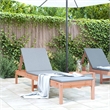 vidaXL Solid Douglas Wood Sun Lounger Large in Natural Wood