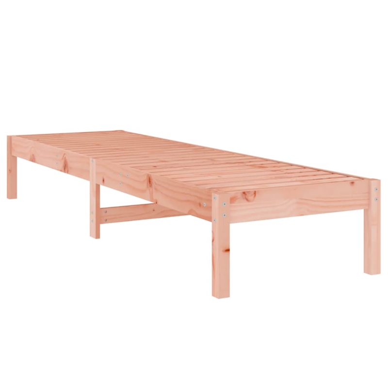 vidaXL Solid Douglas Wood Sun Lounger Large in Natural Wood