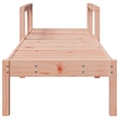 vidaXL Solid Douglas Wood Sun Lounger Medium in Natural Wood