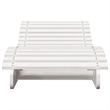 vidaXL Solid Pine Wood Sun Lounger Set of 2 in White