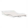vidaXL Solid Pine Wood Sun Lounger Set of 2 in White