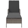 vidaXL Sun Lounger in Gray and Dark Gray