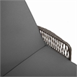 vidaXL Poly Rattan Reclining Sun Lounger in Gray and Dark Gray  (Set of 3)