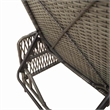 vidaXL Poly Rattan Reclining Sun Lounger in Gray and Navy Blue  (Set of 3)