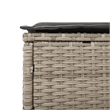 vidaXL Sun Lounger in Light Gray and Dark Gray