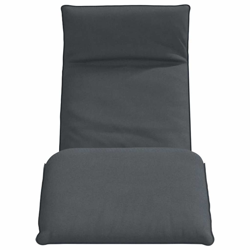 vidaXL Oxford Fabric Metal Large Sun Lounger in Gray