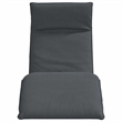vidaXL Oxford Fabric Metal Large Sun Lounger in Gray