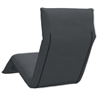vidaXL Oxford Fabric Metal Large Sun Lounger in Gray