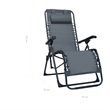 vidaXL Folding Deck Chair Textilene in Grey