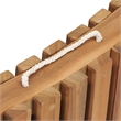 vidaXL Teak Wood Garden Lounger Set in Brown