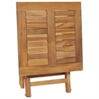 vidaXL Teak Wood Garden Lounger Set in Brown