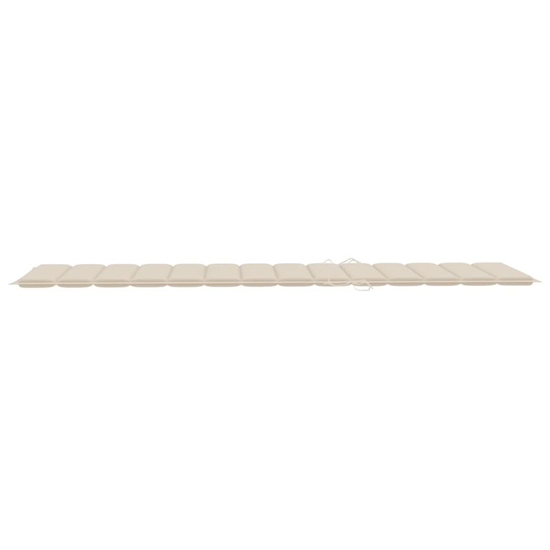 vidaXL Solid Acacia Wood Sun Lounger in Gray