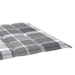 vidaXL Solid Acacia Wood Sun Lounger in Gray