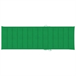 vidaXL Solid Acacia Wood Sun Lounger in Green Cushions