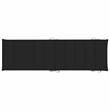 vidaXL Solid Acacia Wood Foldable Sun Lounger in Black