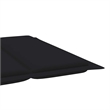 vidaXL Solid Acacia Wood Foldable Sun Lounger in Black