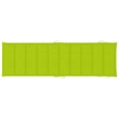 vidaXL Solid Acacia Wood Sun Lounger in Green