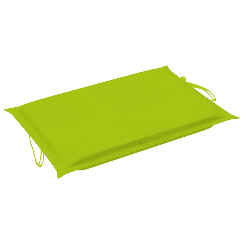vidaXL Solid Acacia Wood Sun Lounger in Green