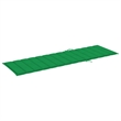 vidaXL Solid Acacia Wood Height-Adjustable Sun Lounger in Green