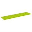vidaXL Teak Wood Sun Lounger in Green
