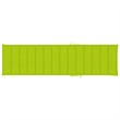 vidaXL Teak Wood Sun Lounger in Green