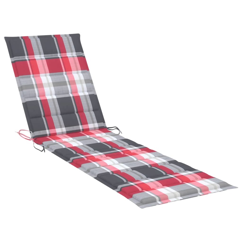 vidaXL Teak Wood Patio Sun Lounger in Brown