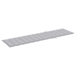 vidaXL Teak Wood Sun Lounger in Gray