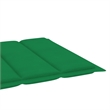 vidaXL Teak Wood Sun Lounger in Green