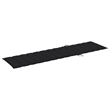 vidaXL Teak Wood Sun Lounger in Black